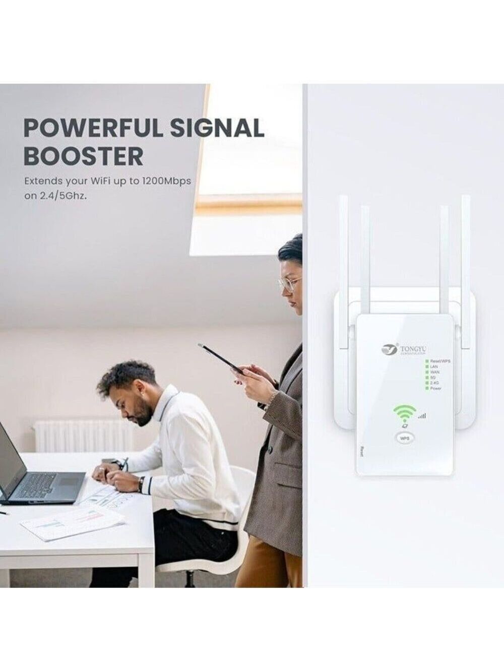 WiFi Extender Repeater Router 1200Mbps - Picture 7 of 8